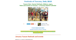 Desktop Screenshot of festivals-of-tuscany.com